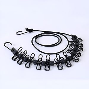 Kaasaskantav reisi- ja välistingimustes kasutatav riidepuud koos klambritega | HANGCLIP