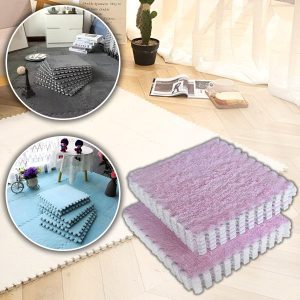 Pehme, stiilne ja hubane põrandakate (10 tk) FLUFFTILE