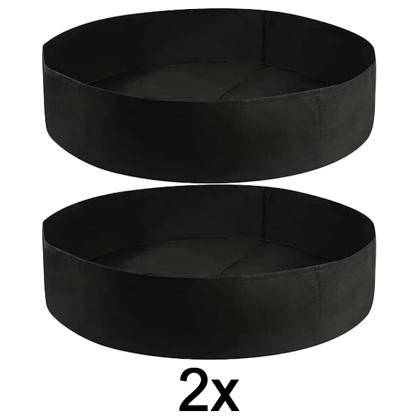 2x Tekstiilist kõrgendatud peenar – 90 x 30 cm, hingav vilt | PLANTIE