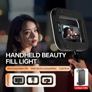 LED rõngasvalgusti 29 cm - 2500K-8500K, aku, telefonihoidik | LUMIRING