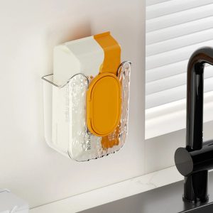 Ruumi säästev niiskete salvrätikute jaotur - seinale kinnitatav, ilma puurimiseta | WIPBOX