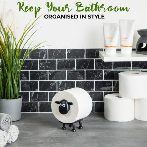 Dekoratiivne lambakujuline tualettpaberihoidja | ROLLSHEEP